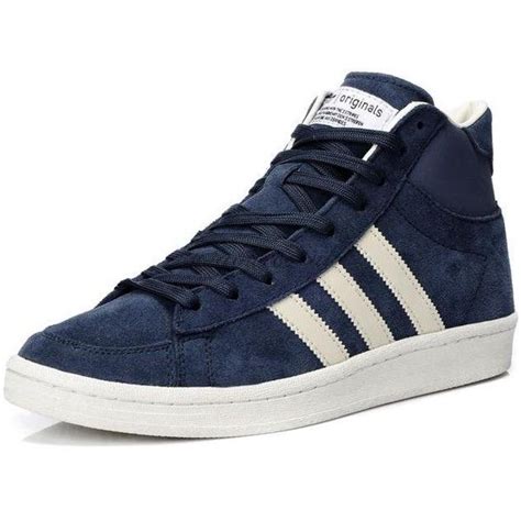 navy blue high top adidas.